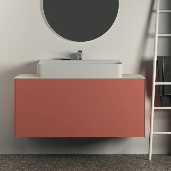 Ideal Standard Waschtischunterschrank „Conca“ 120 × 54 × 50,5 cm Sunset matt lackiert Ideal Standard Waschtischunterschrank „Conca“ 120 × 54 × 50,5 cm Sunset matt lackiert