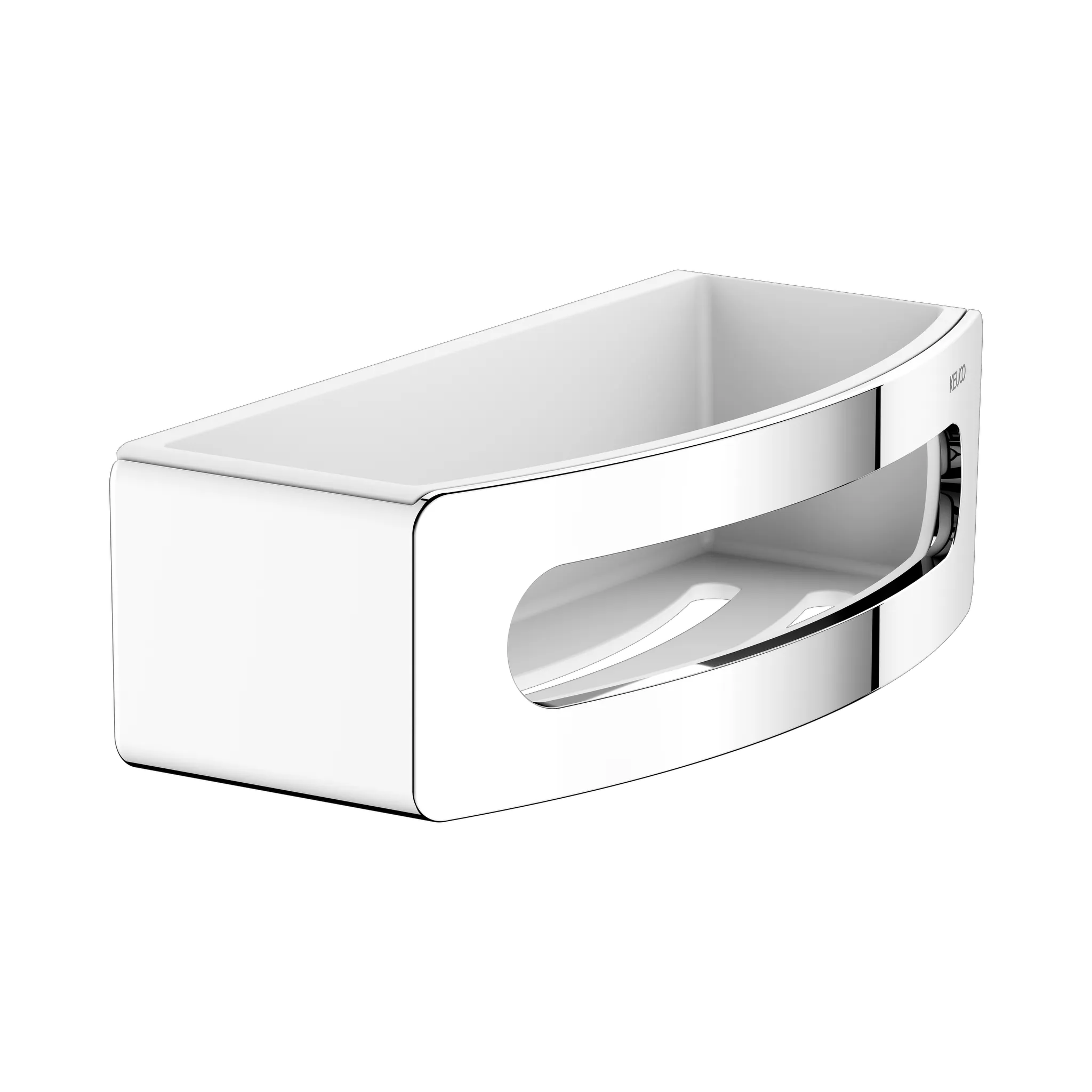 Elegance 11658010000 Duschkorb Kunststoff-Einsatz weiß verchromt Elegance 11658010000 Duschkorb Kunststoff-Einsatz weiß verchromt