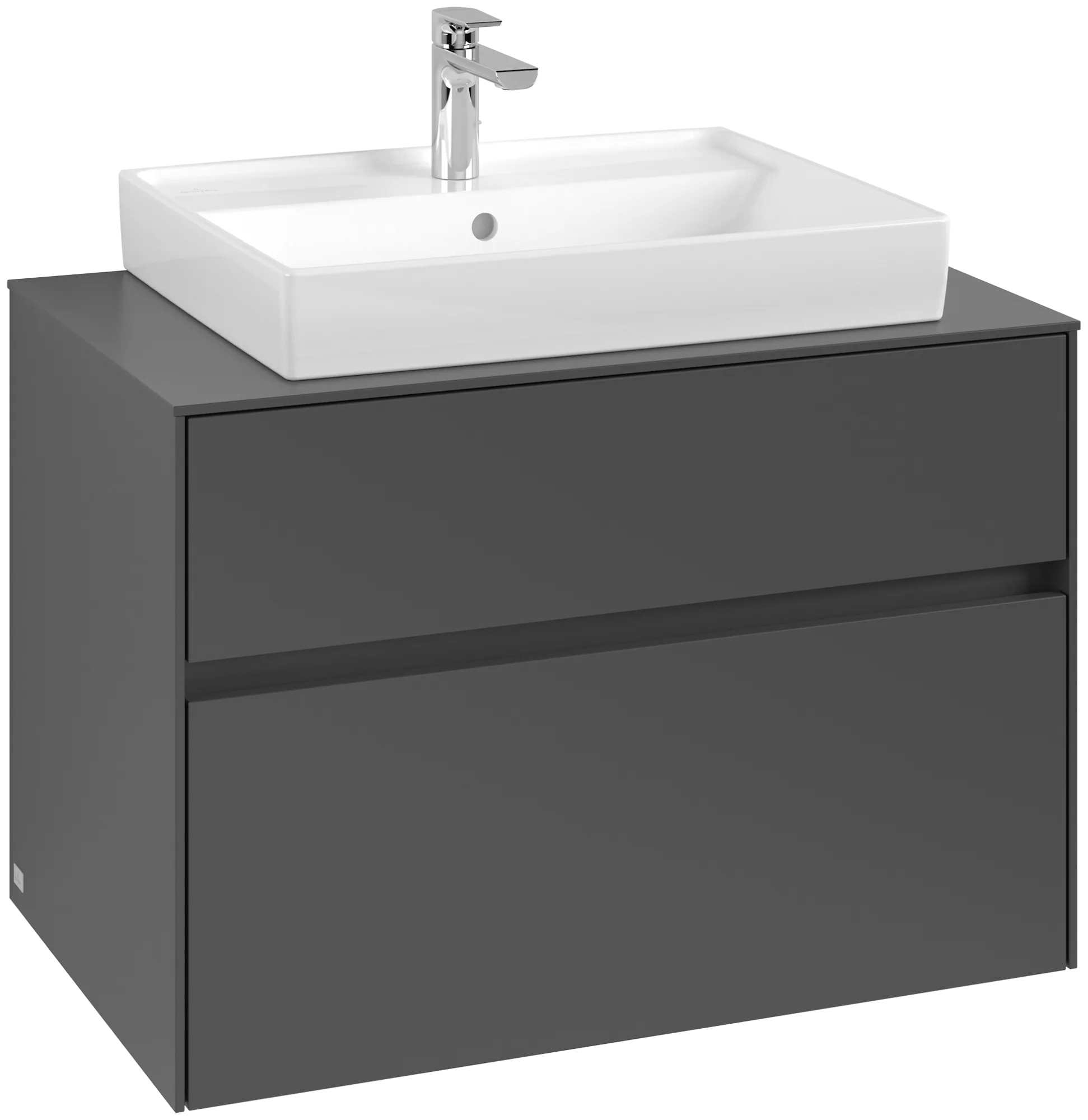 Villeroy & Boch Collaro Waschbeckenunterschrank C080B0, 800 x 548 x 500 mm, Graphite