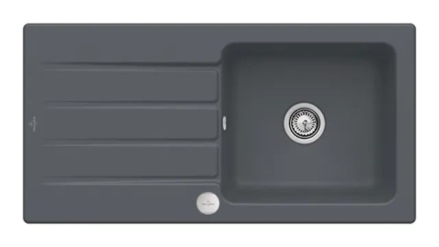 Villeroy & Boch Einbau-Küchenspülbecken „Architectura“ 60 1000 × 510 × 220 mm in Graphite Villeroy & Boch Einbau-Küchenspülbecken „Architectura“ 60 1000 × 510 × 220 mm in Graphite