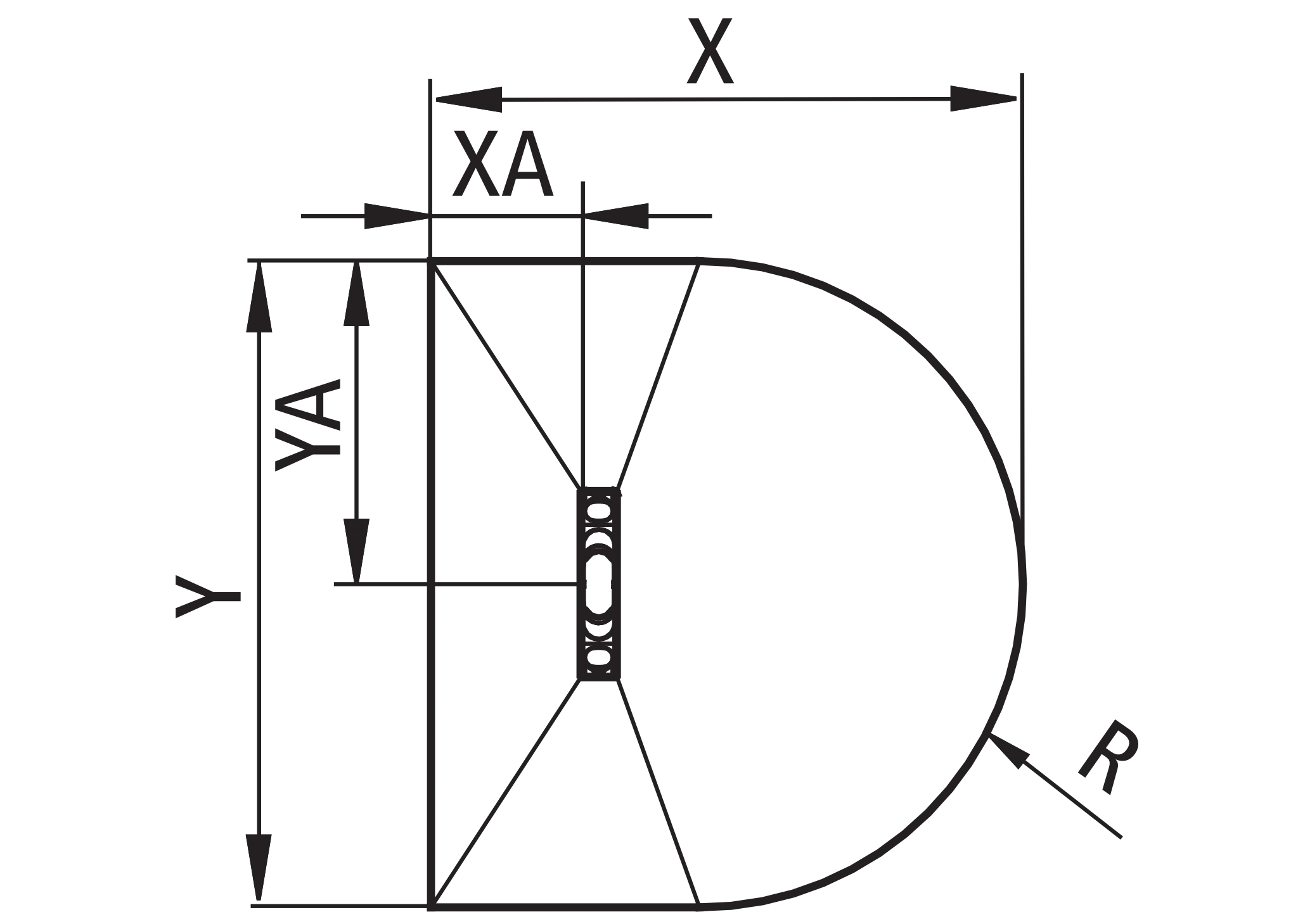Duschelement Rinne dezentral „Line“ 97 × 106 cm