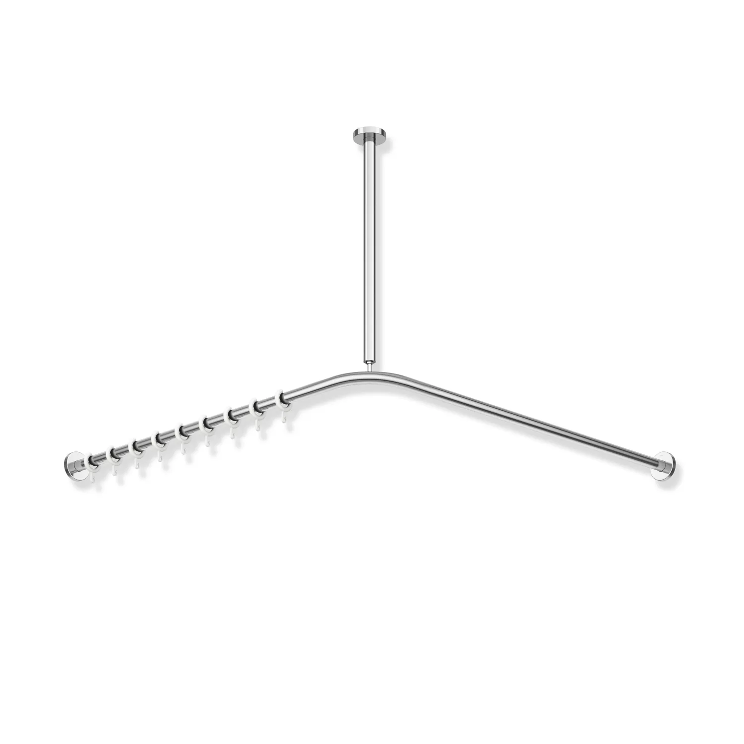 HEWI System 900 Vorhangstange suizidhemmend, Edelstahl, verchromt HEWI System 900 Vorhangstange suizidhemmend, Edelstahl, verchromt