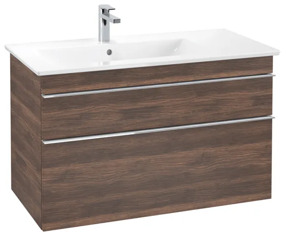 Villeroy & Boch Waschtischunterschrank „Venticello“ für Schrankwaschtisch 953 × 590 × 502 mm Arizona Oak, für Becken links