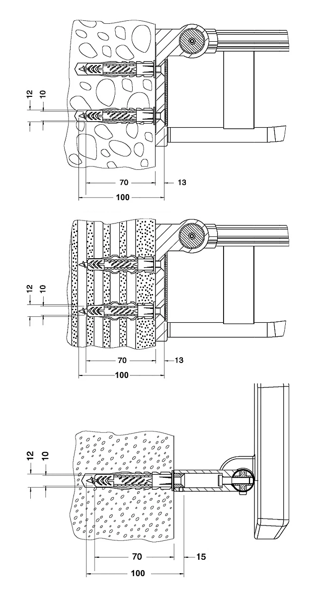 Plan Care 34991000100 Befestigungs-Set 2