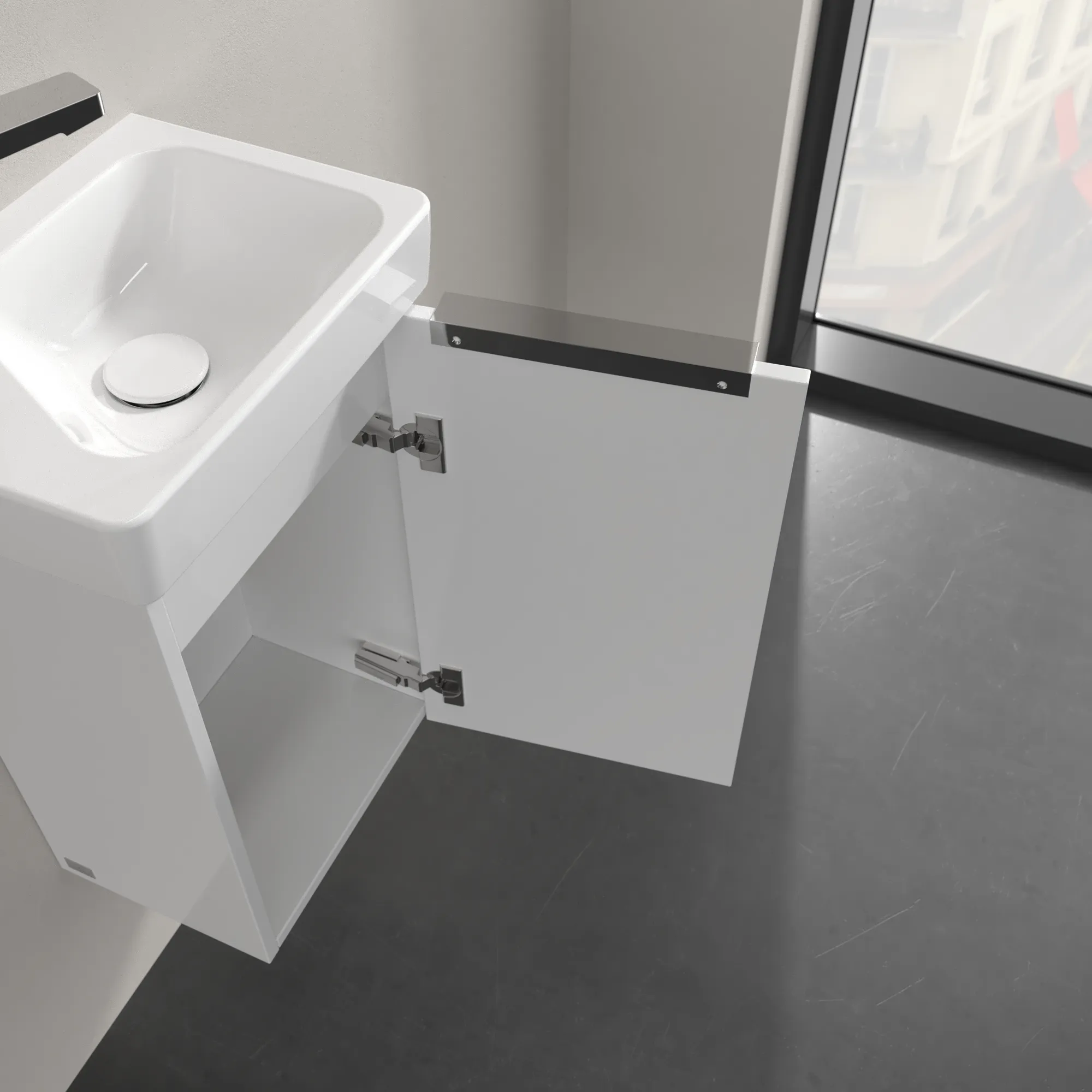 Villeroy & Boch Waschtischunterschrank „Architectura“ 310 × 520 mm White, Anschlag links