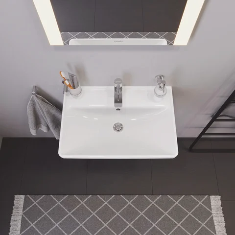 Wandwaschtisch „D-Neo“, mit Überlauf, Hahnlochposition mittig Wandwaschtisch „D-Neo“, mit Überlauf, Hahnlochposition mittig