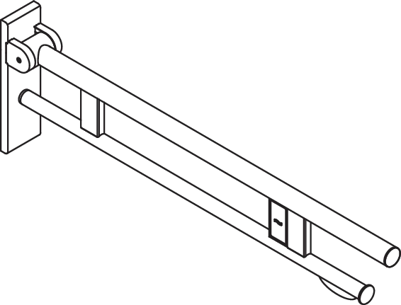 HEWI Stützklappgriff „System 900“