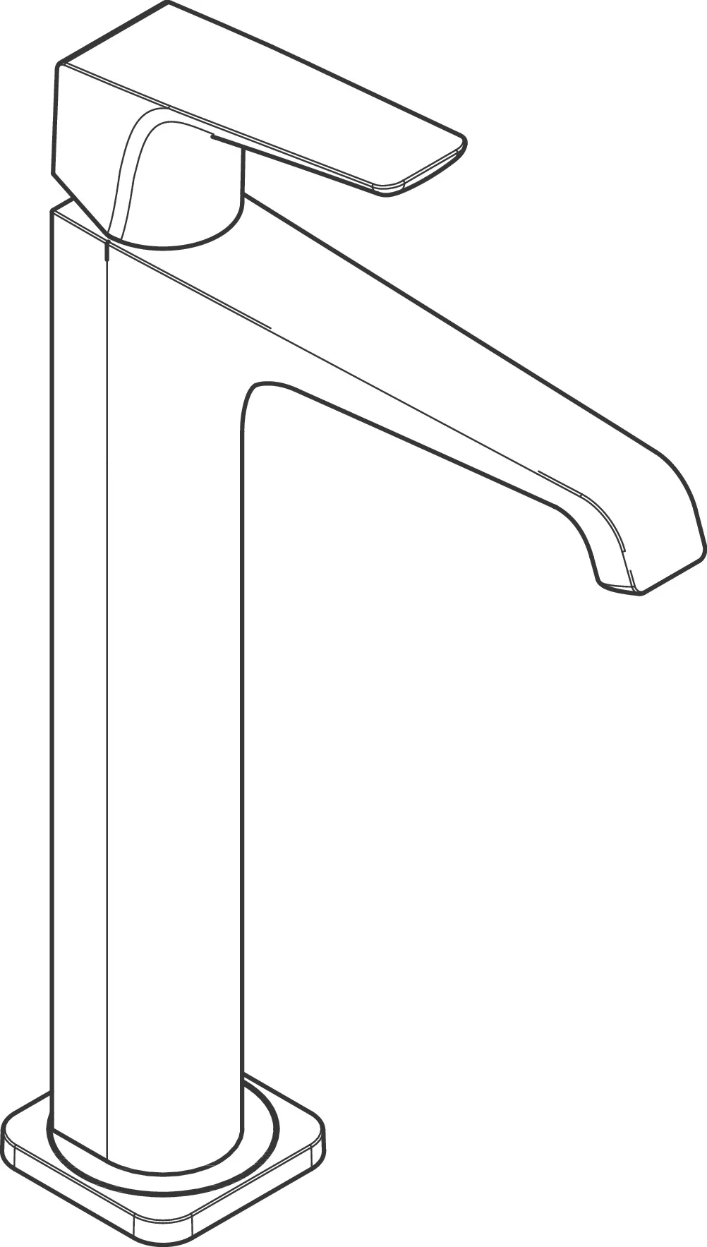 Hansgrohe AXOR Citterio E Einhebel-Waschtischmischer 36113XXX Chrom, Ausladung 163 mm, Auslaufhöhe 252 mm, Hebelgriff, Laminarstrahl, max. Durchfluss 5 l/min Hansgrohe AXOR Citterio E Einhebel-Waschtischmischer 36113XXX Chrom, Ausladung 163 mm, Auslaufhöhe 252 mm, Hebelgriff, Laminarstrahl, max. Durchfluss 5 l/min