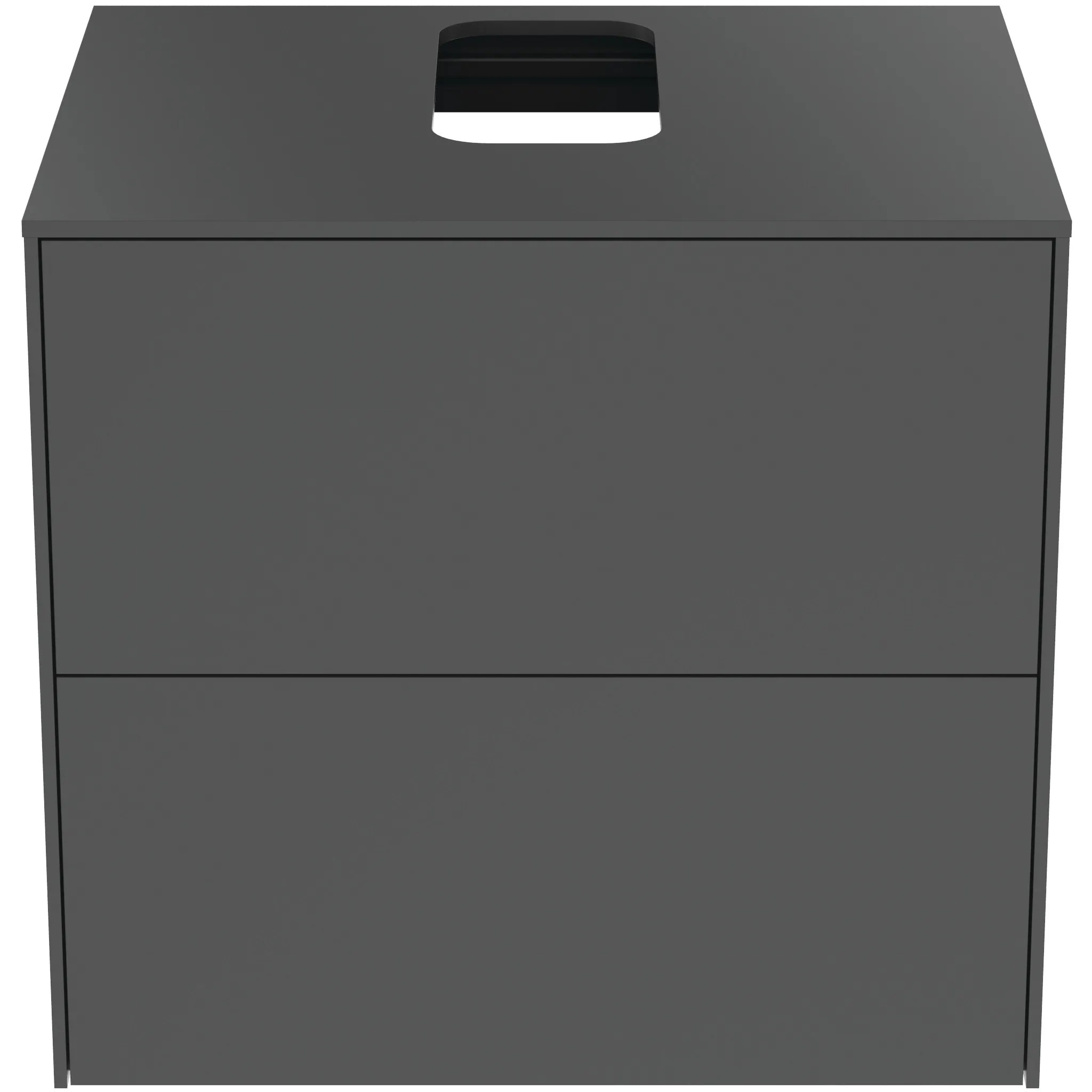 Ideal Standard Waschtischunterschrank Conca, 2 Auszüge, anthrazit