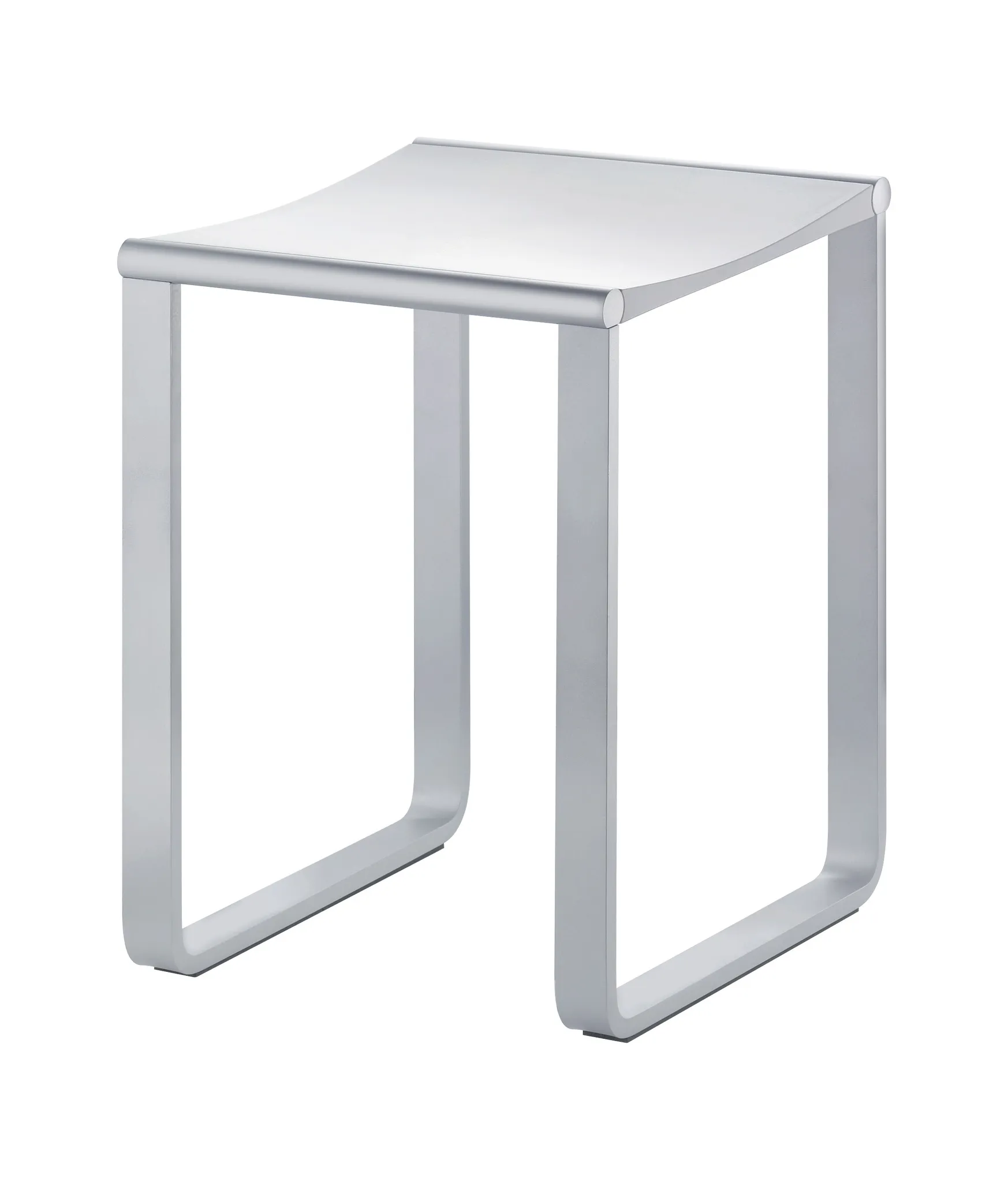 KEUCO Hocker „Plan“ 340 × 365 × 469 mm in verchromt / weiß /