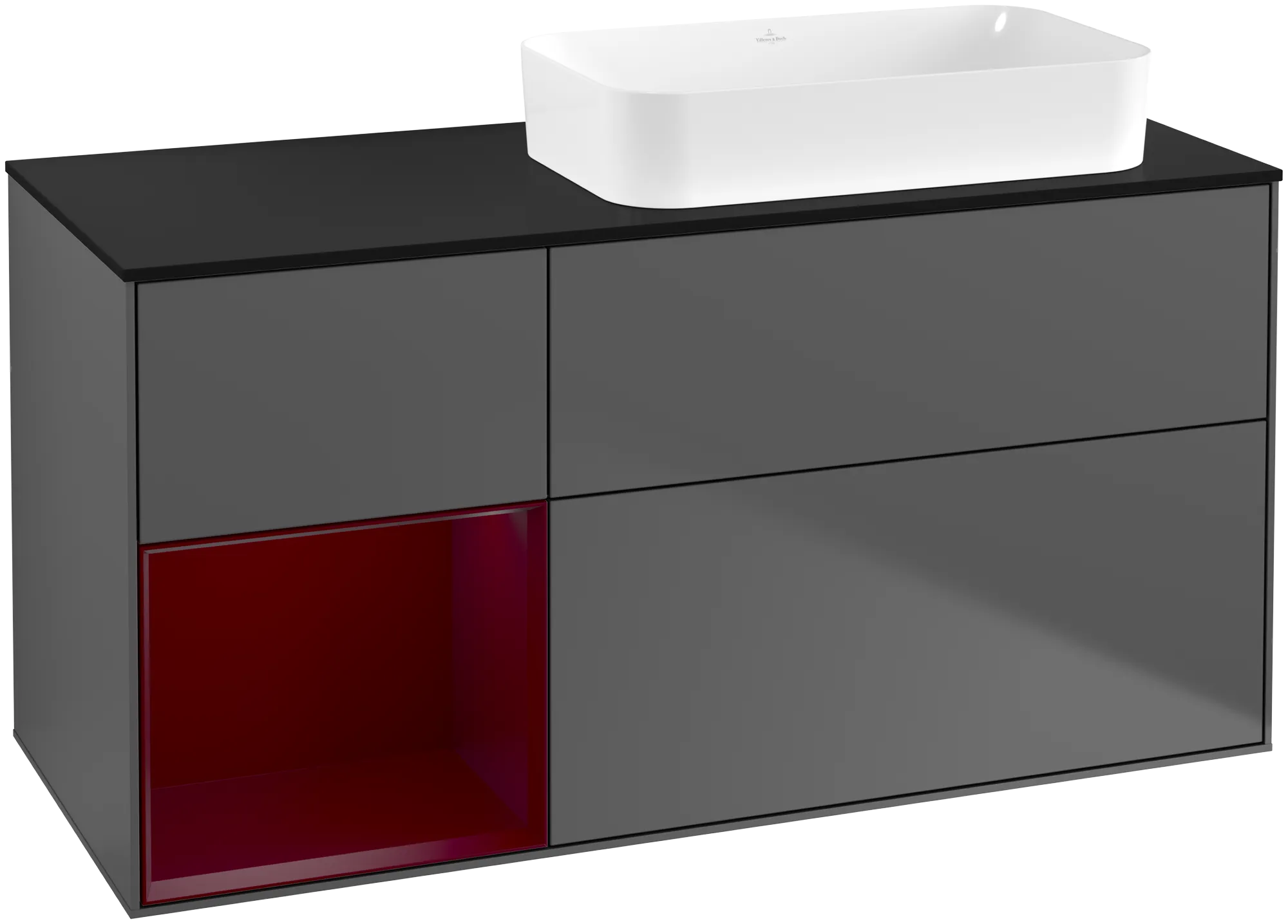 Villeroy & Boch Waschbeckenunterschrank Finion G68, anthrazit