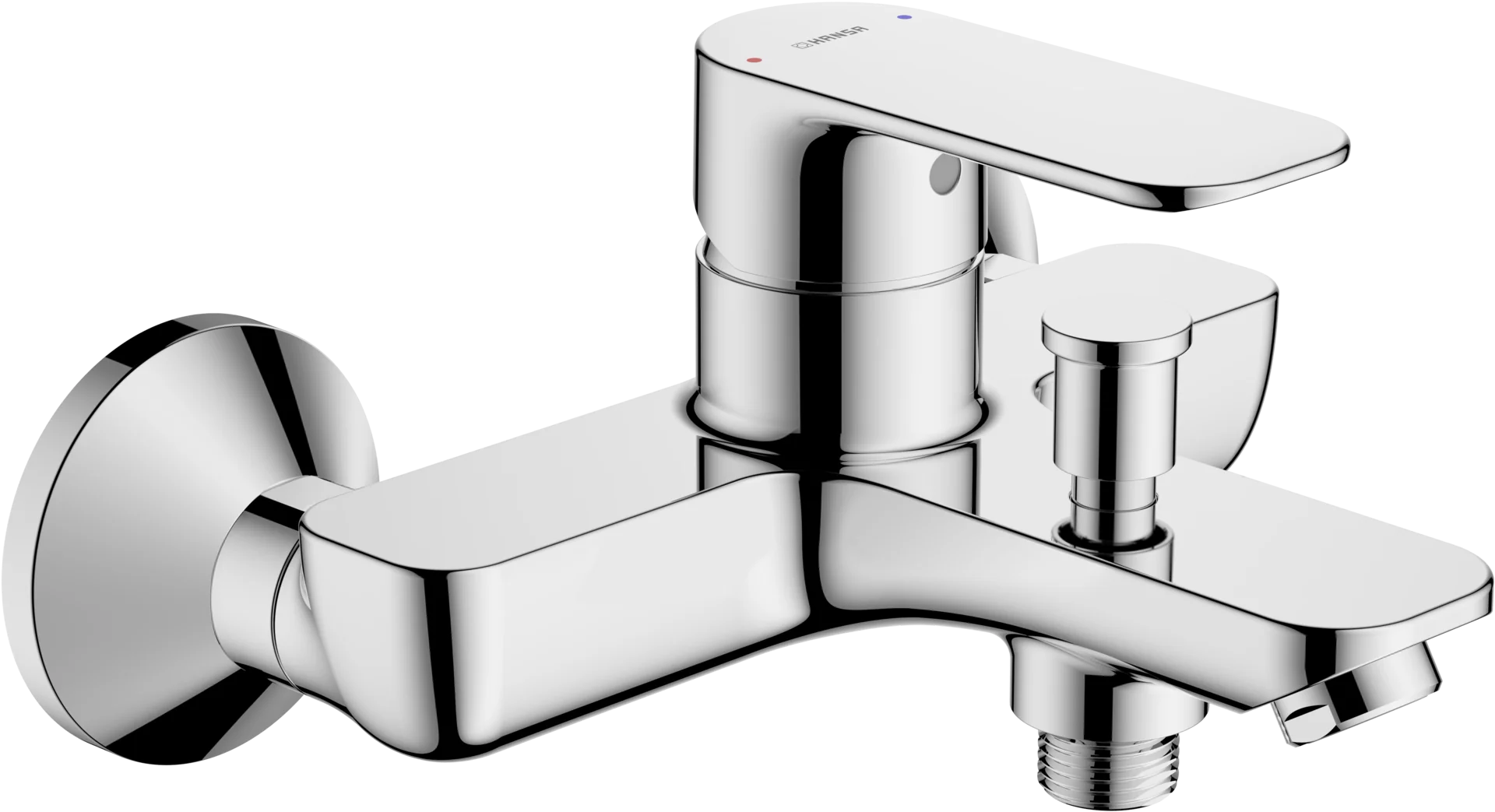 HansaBASIC EHM Wannenfüll- und Brausebatterie 5544 Ausladung 165 mm DN15 Chrom HansaBASIC EHM Wannenfüll- und Brausebatterie 5544 Ausladung 165 mm DN15 Chrom