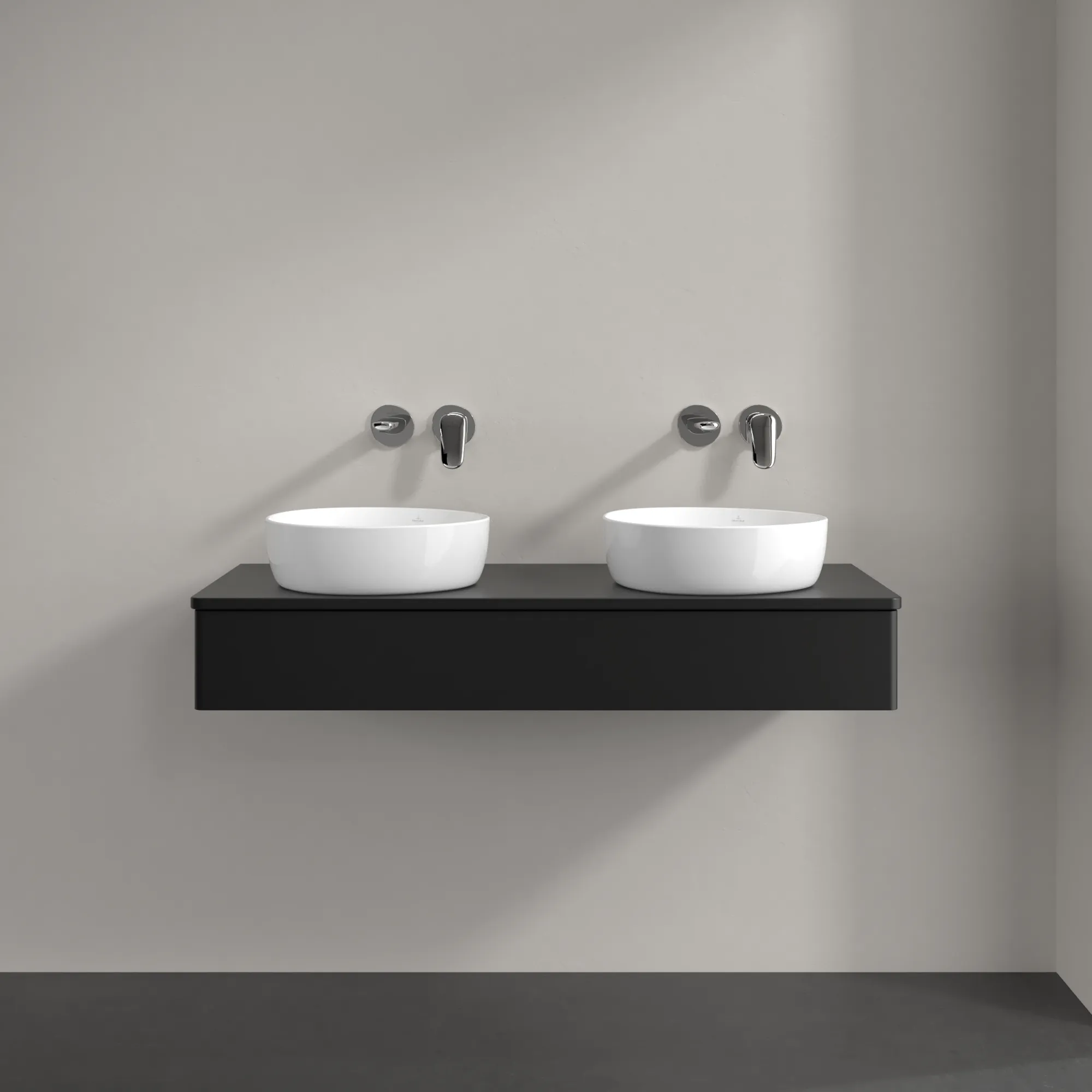 Villeroy & Boch Antao L13_5 Waschbeckenunterschrank 1200x190x500mm Black Matt Villeroy & Boch Antao L13_5 Waschbeckenunterschrank 1200x190x500mm Black Matt