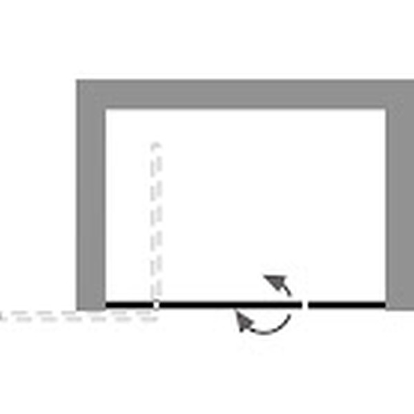HSK rahmenlos Raumnische pendelbar 3-teilig links „Aperto Pur“ für Nische Glas Klar hell, Scharniere Chromoptik (Alu Hochglanz poliert), Sondergröße HSK rahmenlos Raumnische pendelbar 3-teilig links „Aperto Pur“ für Nische Glas Klar hell, Scharniere Chromoptik (Alu Hochglanz poliert), Sondergröße