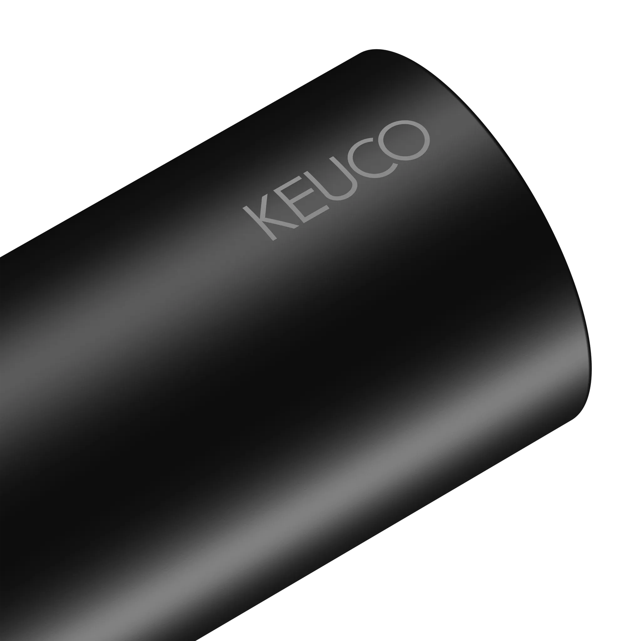 KEUCO REVA Handtuchhalter 1-armig 450 mm schwarz matt
