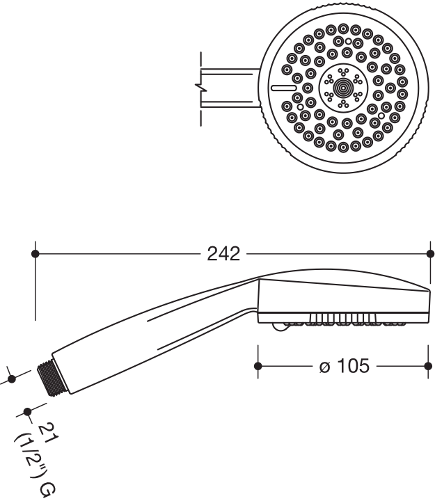 Handbrause (5 Stück)