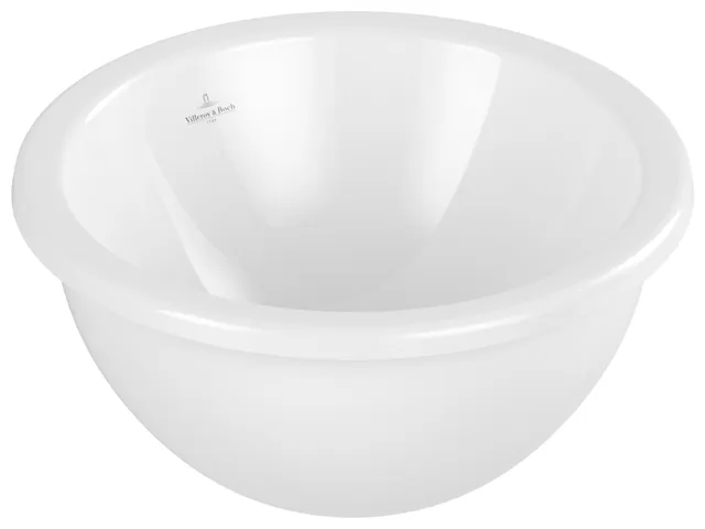 Villeroy & Boch Einbauwaschtisch aus TitanCeram „Loop & Friends“ ohne Hahnlochbohrung, ⌀ 390 mm, ohne Hahnlochbohrung in Weiß Alpin Villeroy & Boch Einbauwaschtisch aus TitanCeram „Loop & Friends“ ohne Hahnlochbohrung, ⌀ 390 mm, ohne Hahnlochbohrung in Weiß Alpin