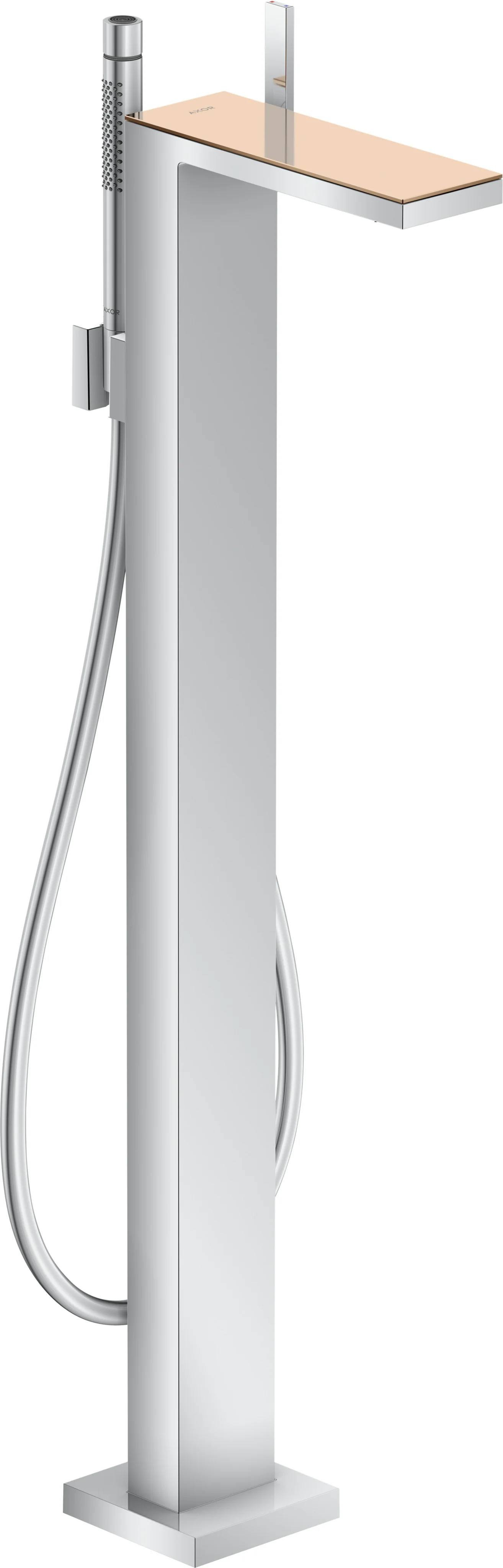 Hansgrohe AXOR MyEdition Einhebel-Wannenmischer bodenstehend, Chrom, Ausladung 196 mm