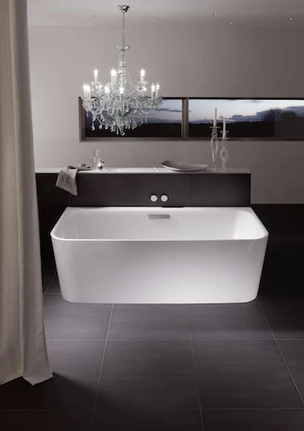 Bette rechteck Badewanne „BetteArt“ 180,5 × 80 cm in Ebony