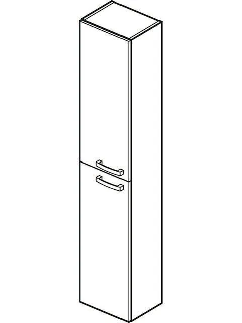Ideal Standard Eurovit Obere Tür, Hochglanz weiß lackiert, für Hochschrank, Artikel-Nr. EF036WG