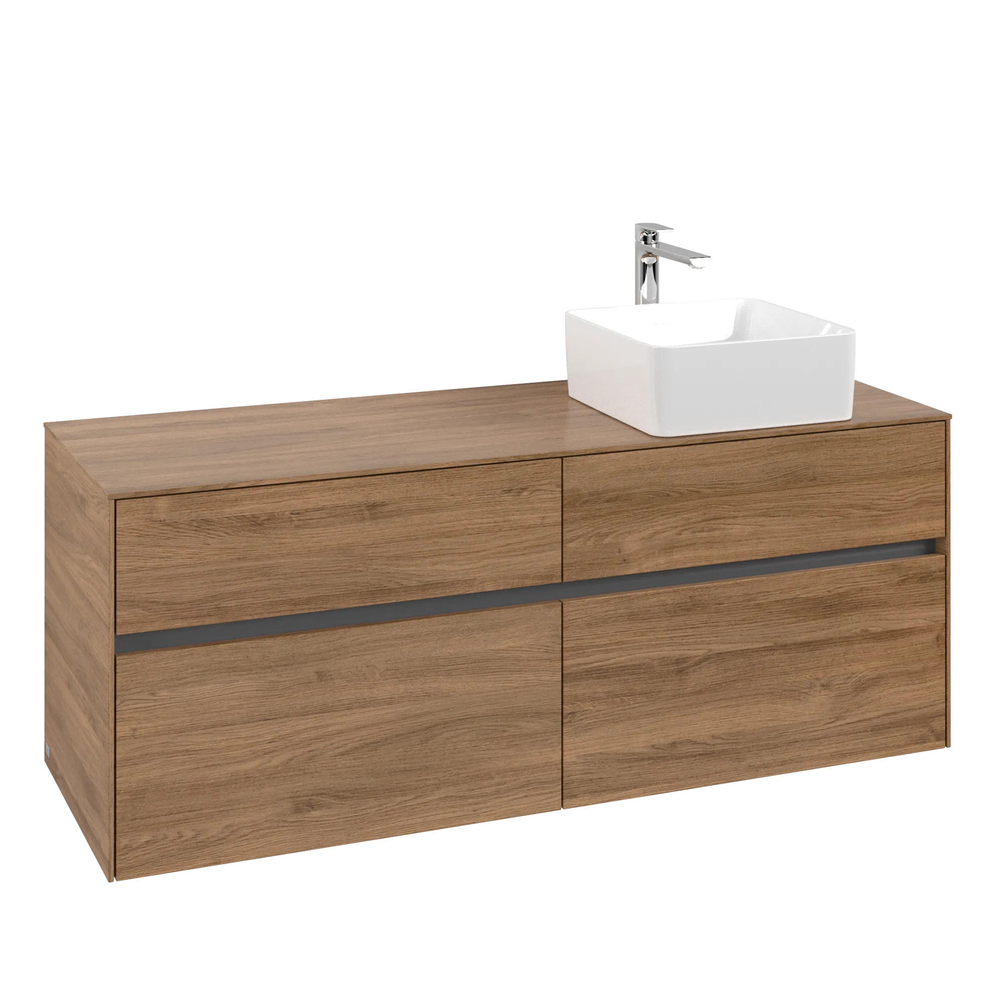 Villeroy & Boch Collaro Waschbeckenunterschrank C04700 1400x548x500mm Kansas Oak