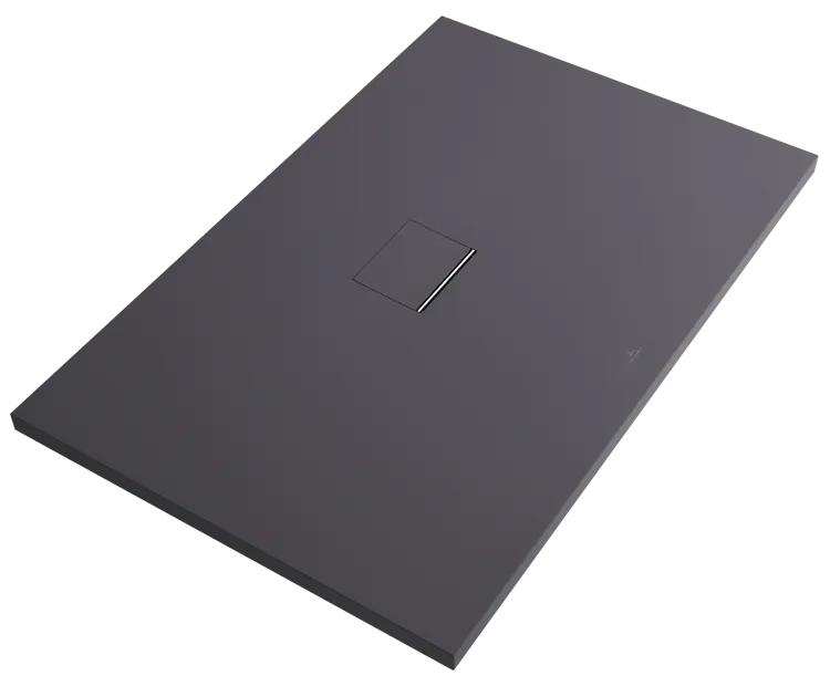 Villeroy & Boch rechteck Duschwanne „Squaro Infinity“ 180 × 100 cm ohne Oberflächenbeschichtung, in Anthracite Villeroy & Boch rechteck Duschwanne „Squaro Infinity“ 180 × 100 cm ohne Oberflächenbeschichtung, in Anthracite