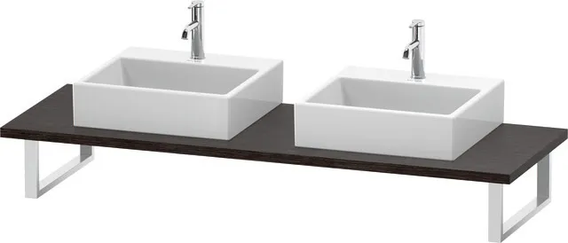 Duravit Konsole „L-Cube“ in Eiche Dunkel gebürstet