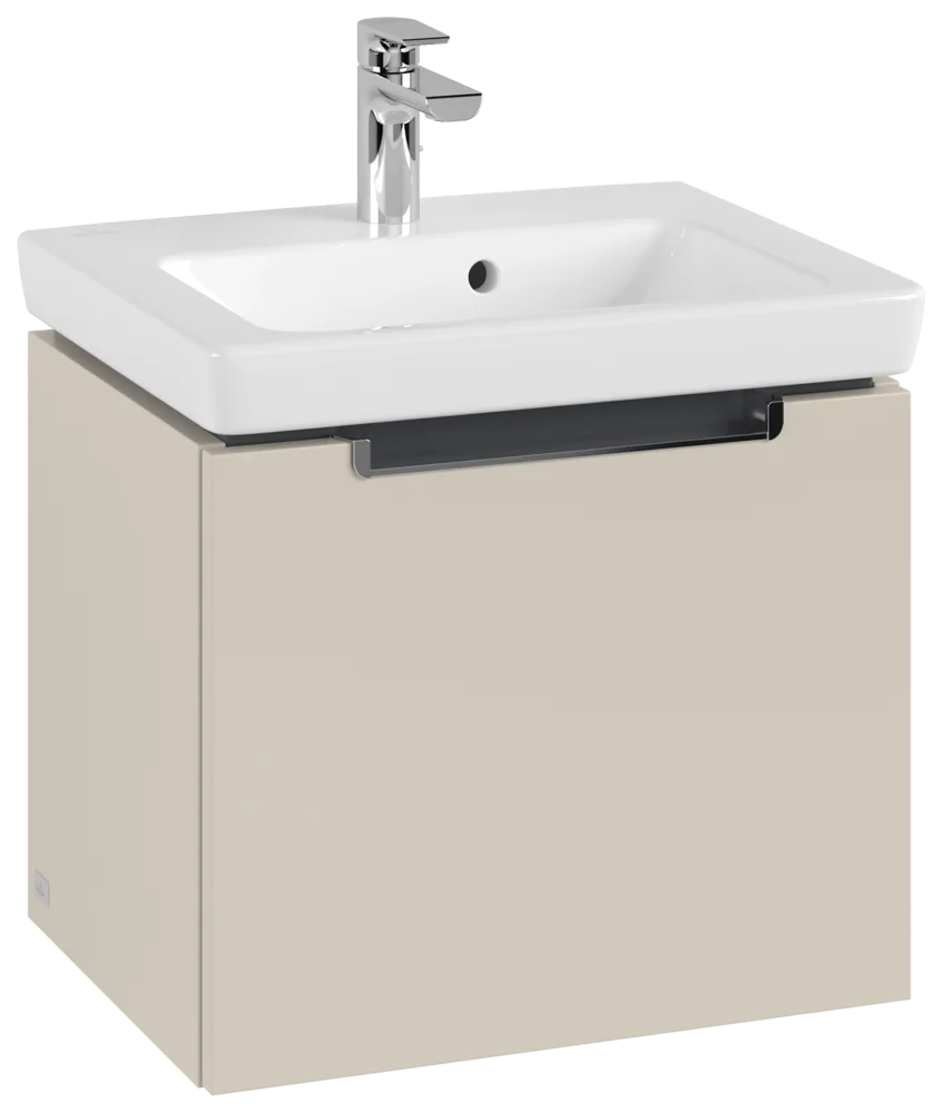 Villeroy & Boch Subway 2.0 Waschbeckenunterschrank A68510, 485 x 420 x 380 mm, Truffle Grey