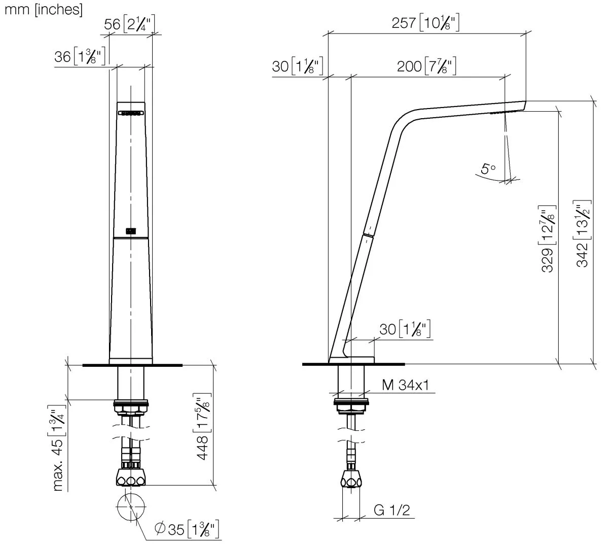 DO Waschtisch-Stand-Auslauf ohne Ablaufgarnitur CL.1 13717705 chrom DO Waschtisch-Stand-Auslauf ohne Ablaufgarnitur CL.1 13717705 chrom