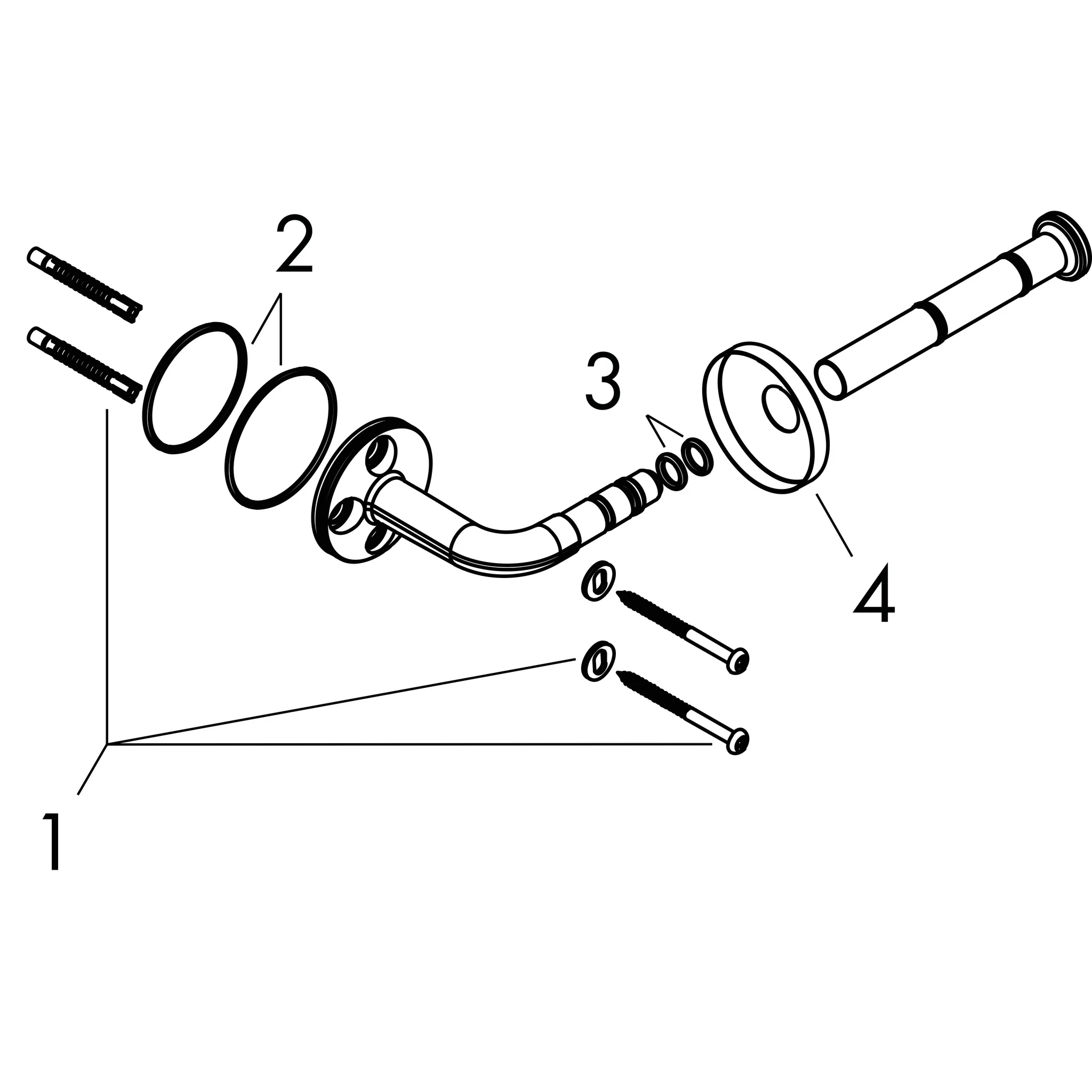 Toilettenpapierhalter Axor Universal Circular chrom