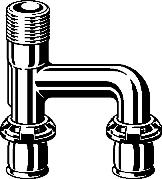 Viega „Sanfix P“ Fitting mit 3 Anschlüssen Viega „Sanfix P“ Fitting mit 3 Anschlüssen
