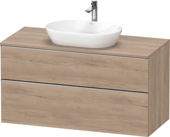 Duravit Waschtischunterschrank wandhängend „D-Neo“ 120 × 66,4 × 55 cm Eiche Marmoriert
