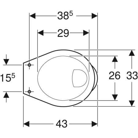 Stand-Flachspül-WC für Kinder „Bambini“ 33 × 35 × 43 cm mit Spülrand Stand-Flachspül-WC für Kinder „Bambini“ 33 × 35 × 43 cm mit Spülrand