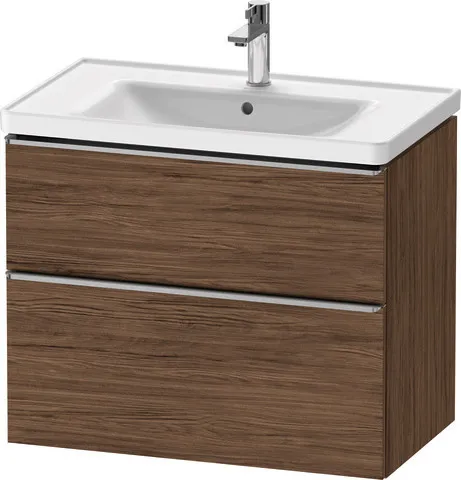 Duravit Waschtischunterschrank wandhängend „D-Neo“ 78,4 × 62,5 × 45,2 cm in Nussbaum Dunkel Duravit Waschtischunterschrank wandhängend „D-Neo“ 78,4 × 62,5 × 45,2 cm in Nussbaum Dunkel