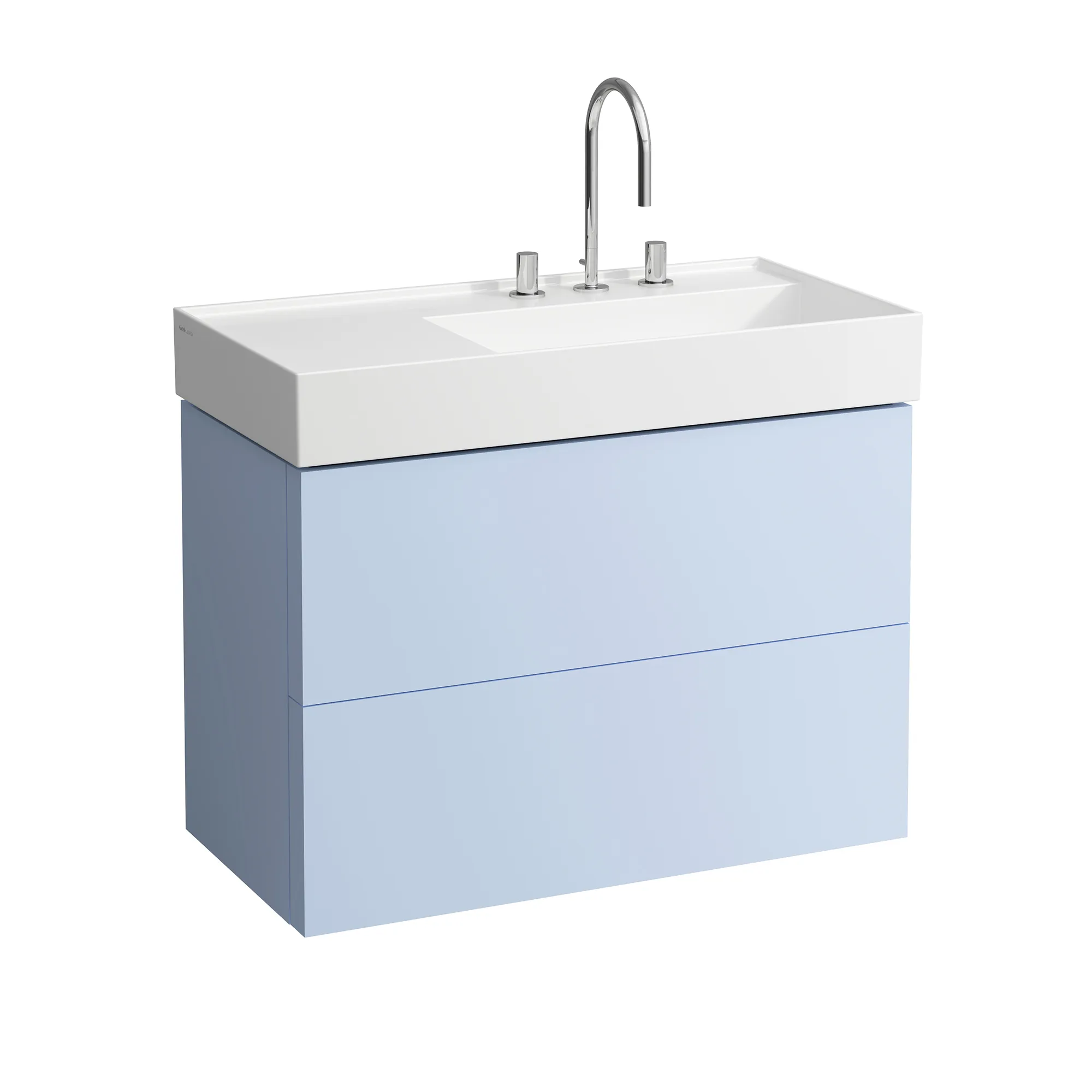 Laufen Waschtischunterbau „Kartell“ 450 × 600 × 880 mm Graublau