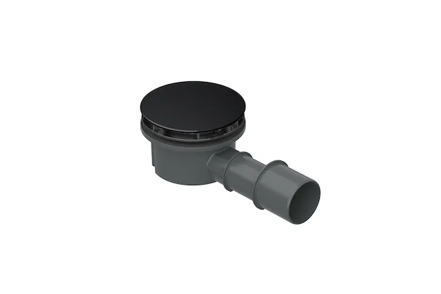 Bette Ablaufgarnitur BetteCompact+ schwarz, seitlich, 0,5 l/s, Ab- und Überlauf, Duschwanne/Duschfläche, 225x115x85 mm Bette Ablaufgarnitur BetteCompact+ schwarz, seitlich, 0,5 l/s, Ab- und Überlauf, Duschwanne/Duschfläche, 225x115x85 mm
