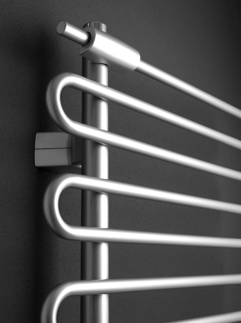 Kermi Design-Heizkörper „Icaro®“ 40 × 186,6 cm in glanzsilber Metallic Kermi Design-Heizkörper „Icaro®“ 40 × 186,6 cm in glanzsilber Metallic