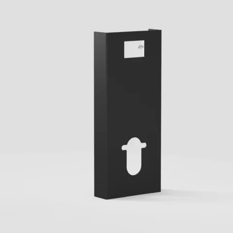 SANIT Verkleidung INEO SOLO Wand-WC schwarz