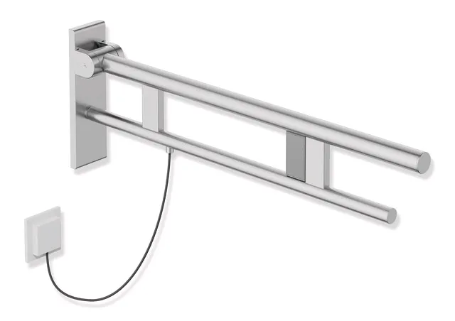 HEWI Stützklappgriff Duo System 900 Edelstahl matt geschliffen 750 mm