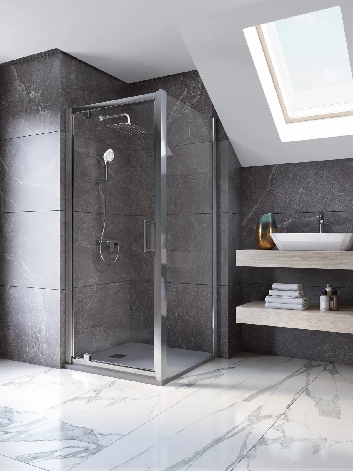 Regenbrause Idealrain Luxe 250x400mm Edelstahl poliert Regenbrause Idealrain Luxe 250x400mm Edelstahl poliert