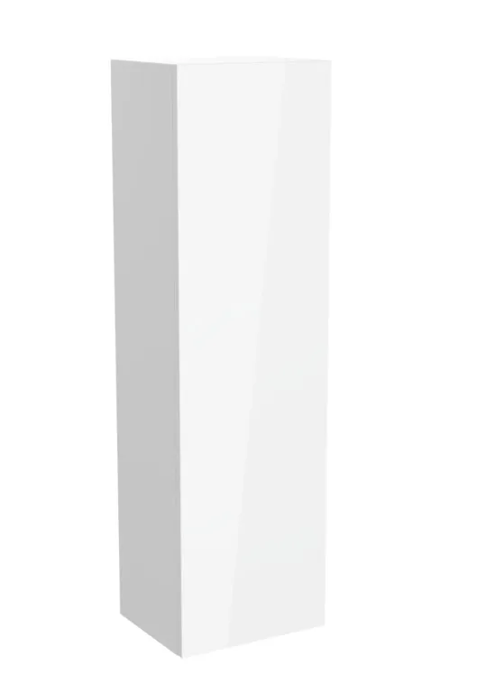New Metropole Pure Halbhochschrank mit 1 Türe Türanschlag links 35 x 30 x 120 cm (BxTxH) Weiß Hochglanz New Metropole Pure Halbhochschrank mit 1 Türe Türanschlag links 35 x 30 x 120 cm (BxTxH) Weiß Hochglanz