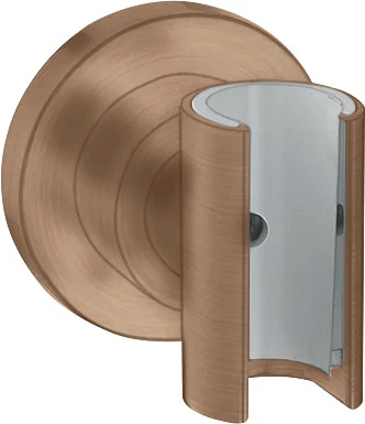 Hansgrohe AXOR Citterio Brausenhalter Brushed Red Gold, 60 x 60 x 65 mm, konische Aufnahme für Schläuche mit konischer Mutter