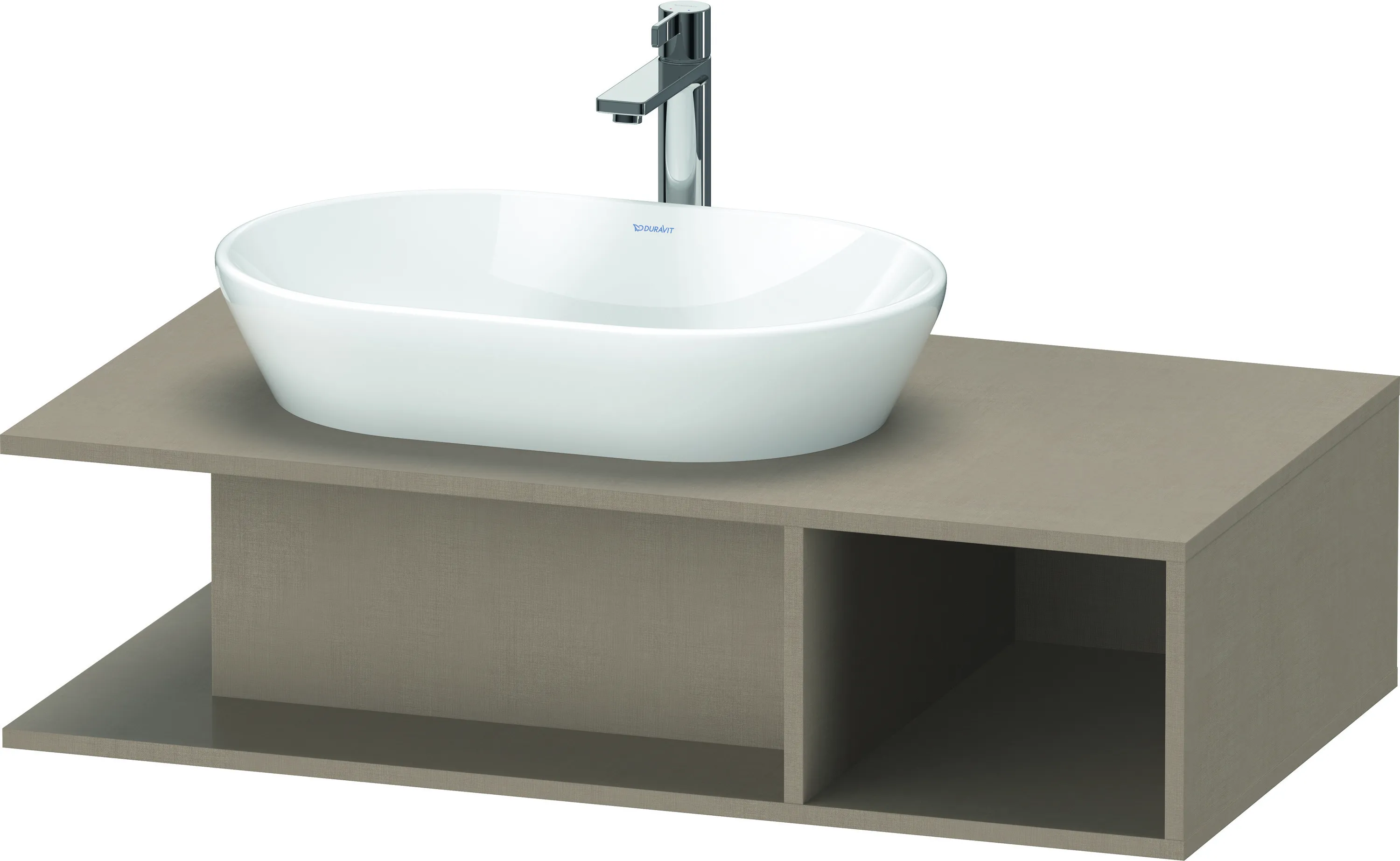 Duravit Waschtischunterschrank wandhängend „D-Neo“ 100 × 26 × 55 cm Leinen Duravit Waschtischunterschrank wandhängend „D-Neo“ 100 × 26 × 55 cm Leinen