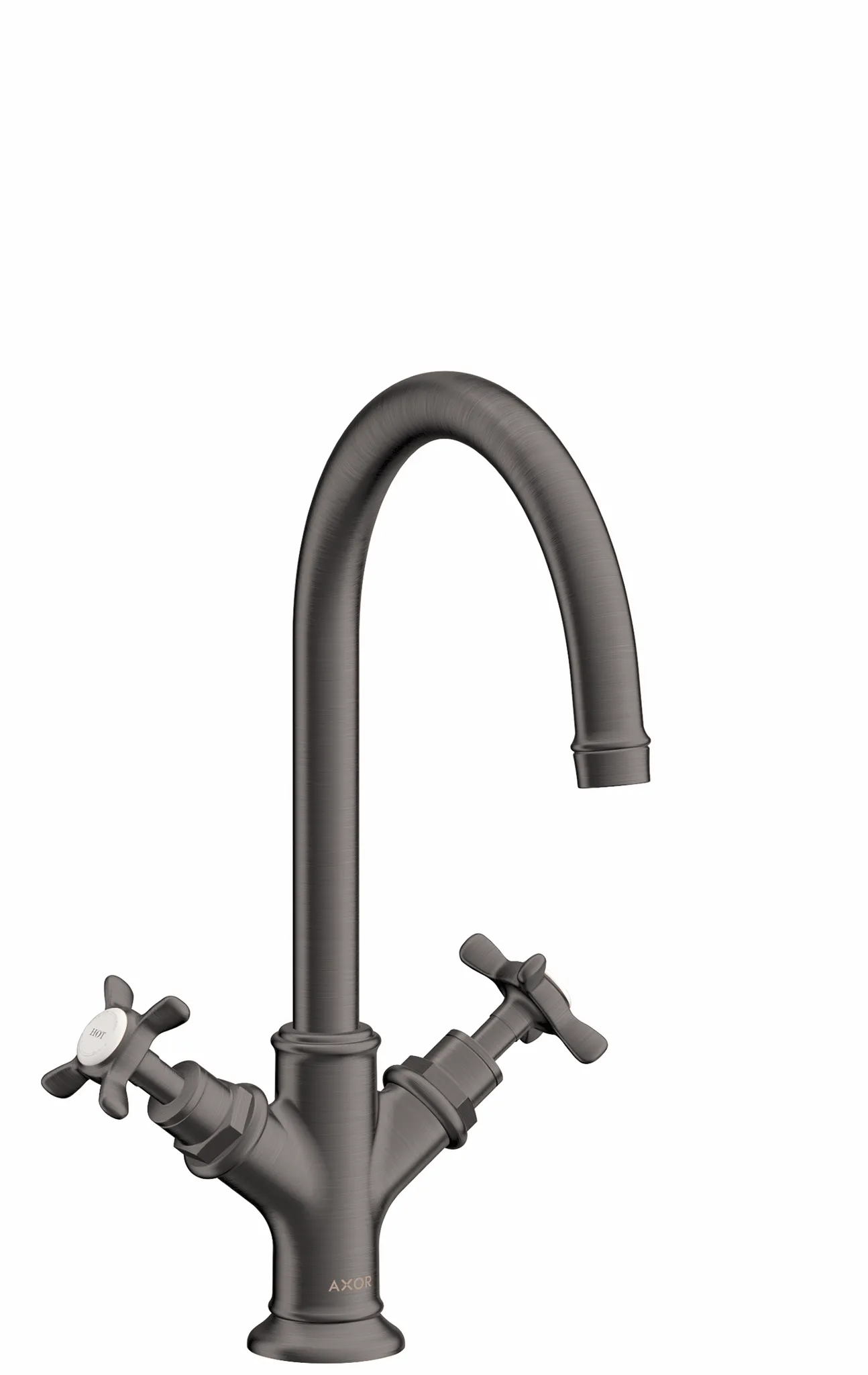 Hansgrohe AXOR Montreux 2-Griff Waschtischarmatur Brushed Black Chrome, ComfortZone 210, Ausladung 175 mm, Auslaufhöhe 211 mm Hansgrohe AXOR Montreux 2-Griff Waschtischarmatur Brushed Black Chrome, ComfortZone 210, Ausladung 175 mm, Auslaufhöhe 211 mm
