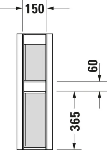 Standsäule Happy D.2 für 231680, 261665, 231660, weiß