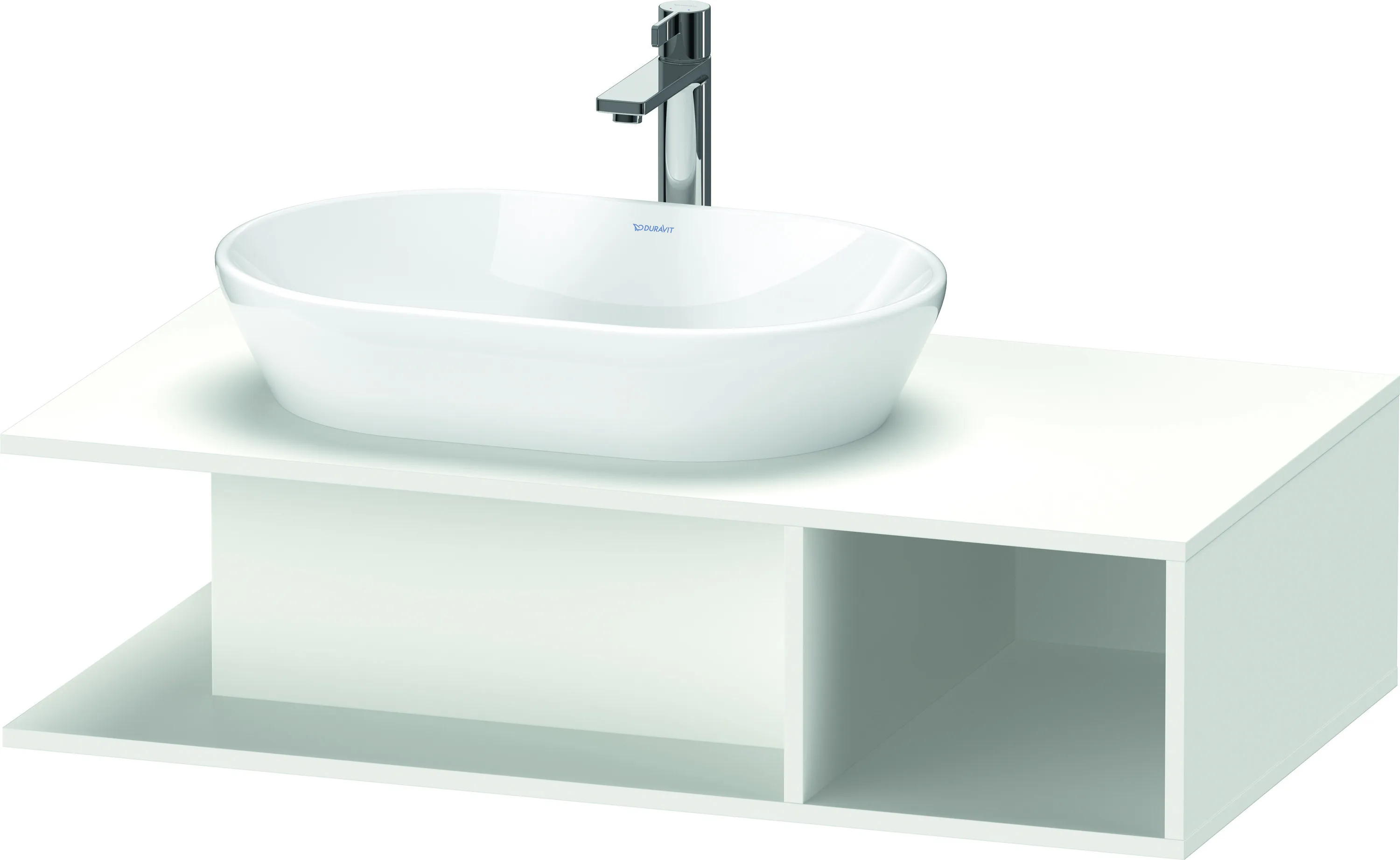 Duravit Waschtischunterschrank wandhängend „D-Neo“ 100 × 26 × 55 cm Weiß Matt Duravit Waschtischunterschrank wandhängend „D-Neo“ 100 × 26 × 55 cm Weiß Matt