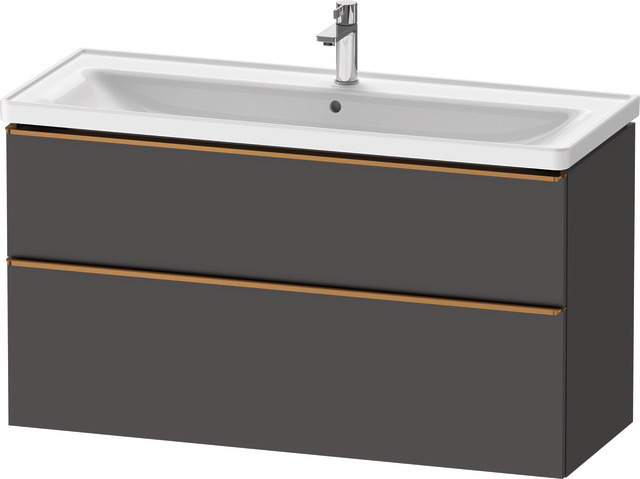 Duravit Waschtischunterschrank wandhängend „D-Neo“ 118,4 × 62,5 × 45,2 cm