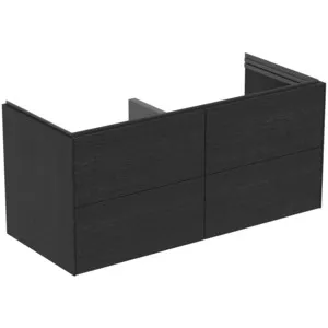Ideal Standard Möbeldoppelwaschtischunterschrank Conca 1200x505x550mm Eiche geflammt Ideal Standard Möbeldoppelwaschtischunterschrank Conca 1200x505x550mm Eiche geflammt
