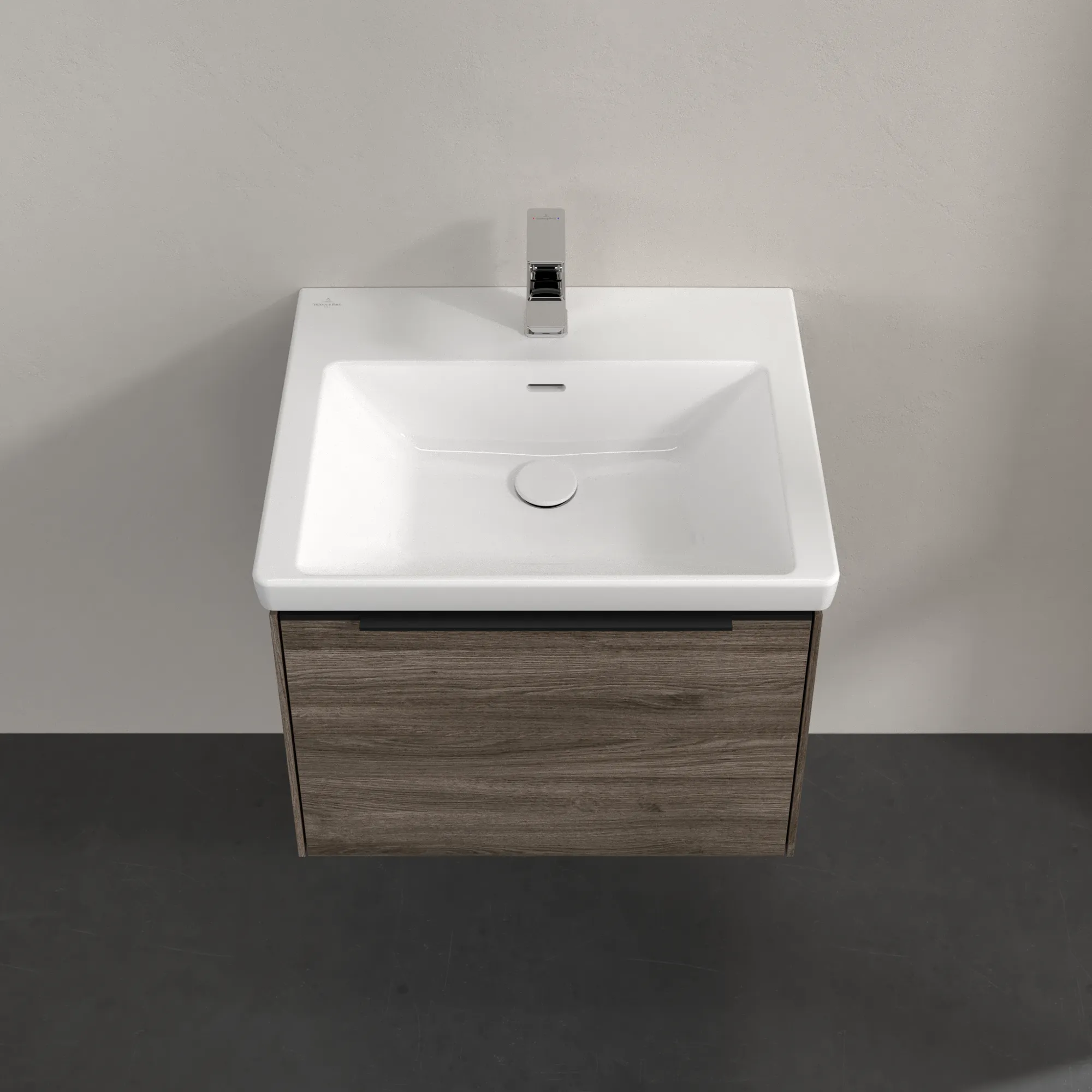 Villeroy & Boch Waschtischunterschrank „Subway 3.0“ für Schrankwaschtisch 572 × 429 × 478 mm Stone Oak, für Becken mittig Villeroy & Boch Waschtischunterschrank „Subway 3.0“ für Schrankwaschtisch 572 × 429 × 478 mm Stone Oak, für Becken mittig
