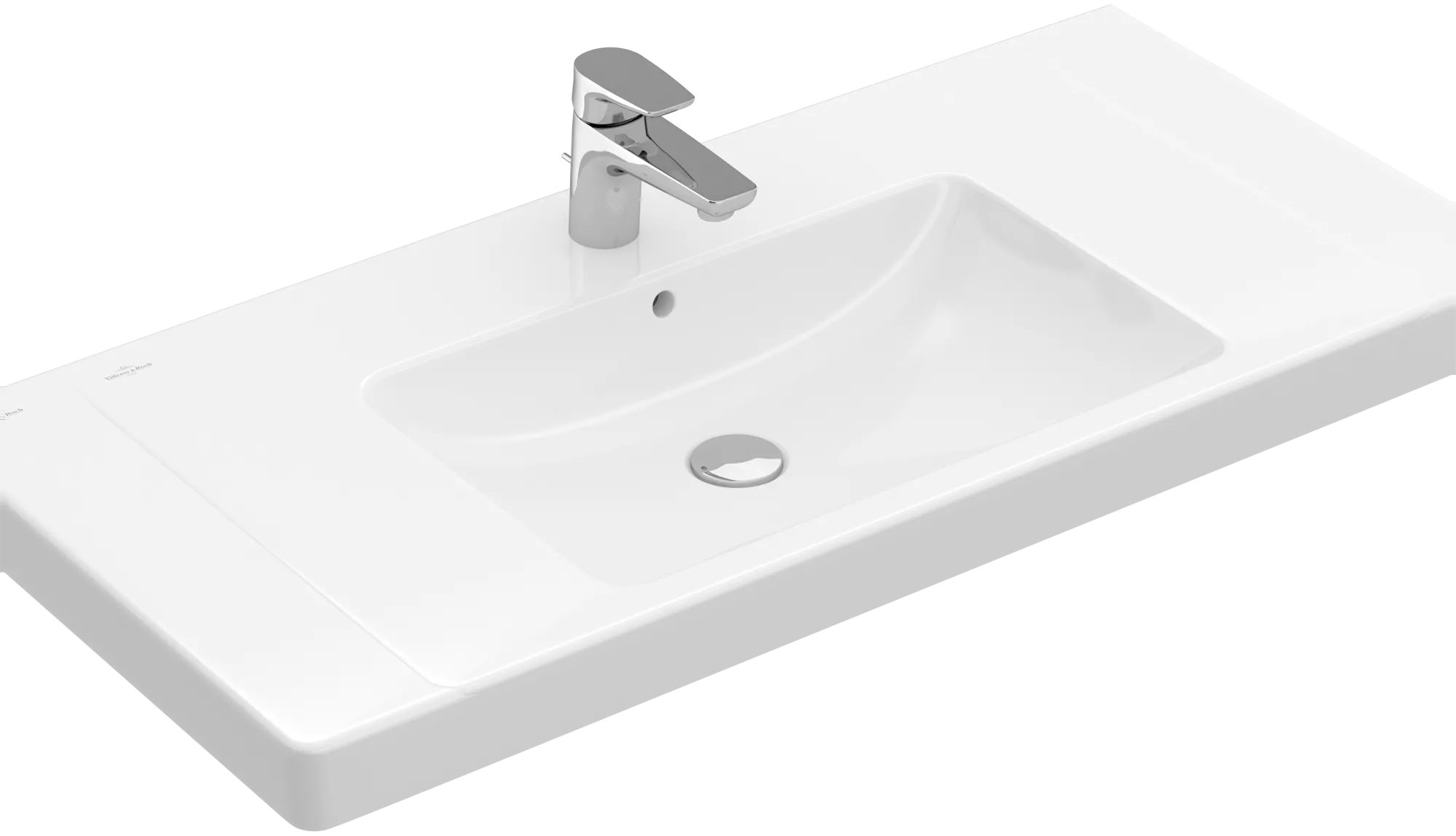 Villeroy & Boch Wandwaschtisch „Subway 2.0“ 800 × 475 × 175 mm, für Becken mittig, mit Hahnlochbohrung, Hahnlochposition mittig, mit Hahnlochbank in Weiß Alpin Becken: mittig / Größe: 80 × 47,5 cm / Hahnlochbohrung: mit 1×1 Hahnlochbohrung / Hahnlochposition: mittig / Oberflächenveredelung: ohne Oberflächenveredelung Villeroy & Boch Wandwaschtisch „Subway 2.0“ 800 × 475 × 175 mm, für Becken mittig, mit Hahnlochbohrung, Hahnlochposition mittig, mit Hahnlochbank in Weiß Alpin Becken: mittig / Größe: 80 × 47,5 cm / Hahnlochbohrung: mit 1×1 Hahnlochbohrung / Hahnlochposition: mittig / Oberflächenveredelung: ohne Oberflächenveredelung